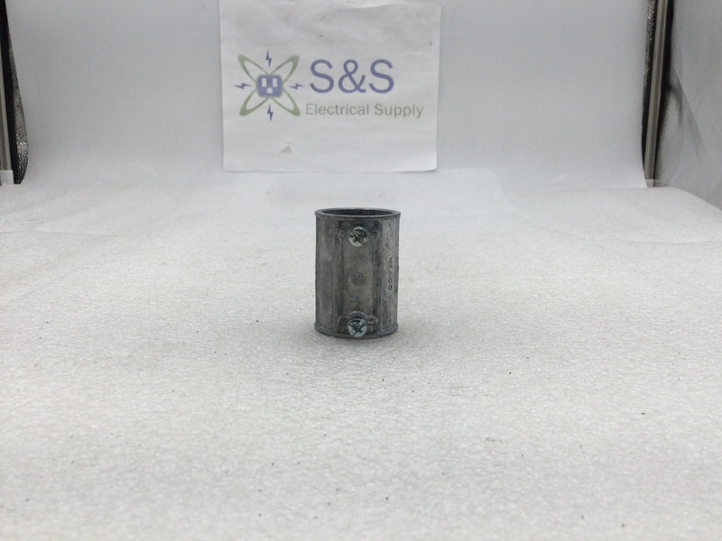 Steel City TK223SC 1" EMT Set Screw Conduit Coupling Zinc Die Cast/Concrete Tight (Box of 50)