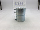Steel City TK127A 2 1/2" EMT Set Screw Conduit Coupling Zinc Plated Steel/Concrete Tight (Box of 10)