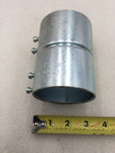 Steel City TK127A 2 1/2" EMT Set Screw Conduit Coupling Zinc Plated Steel/Concrete Tight (Box of 10)