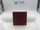 Wheelock EH-EL1-R Red Electronic Fire Alarm Horn 12/24 VDC