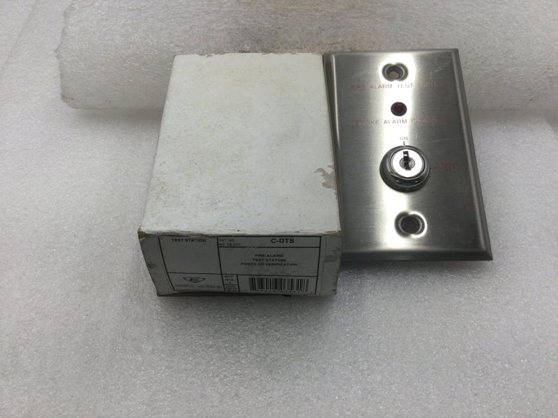 Edwards Key Switch Led Edwards Systems C-DTS Remote Alarm/Test Station w/LED Indicator and Ke