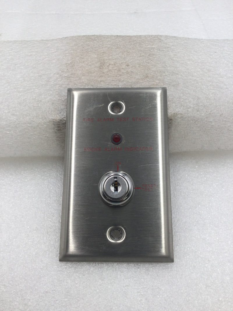 Edwards Systems C-DTS Remote Alarm/Test Station w/LED Indicator and Ke