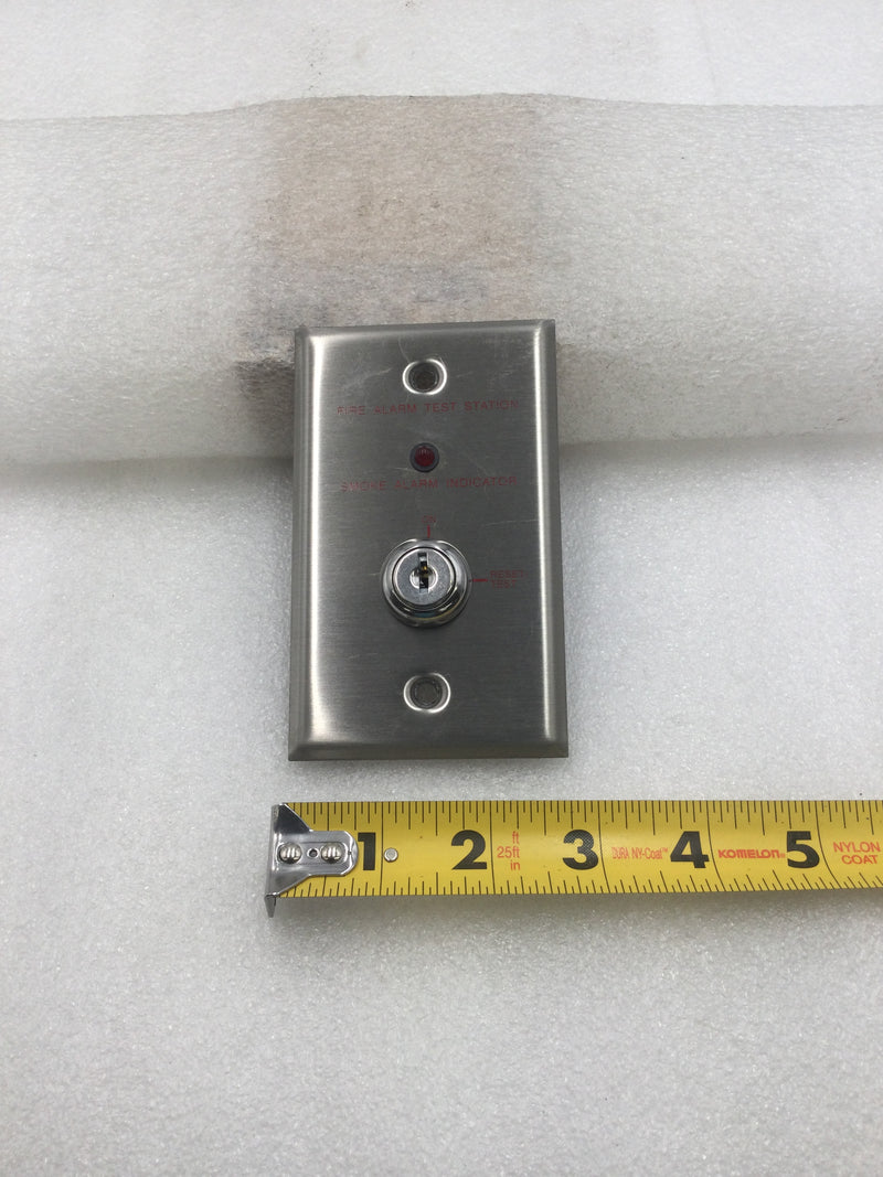 Edwards Systems C-DTS Remote Alarm/Test Station w/LED Indicator and Ke