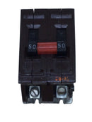 Wadsworth A250 50 Amp 2 Pole 120/240V Type A Circuit Breaker Metal Foot