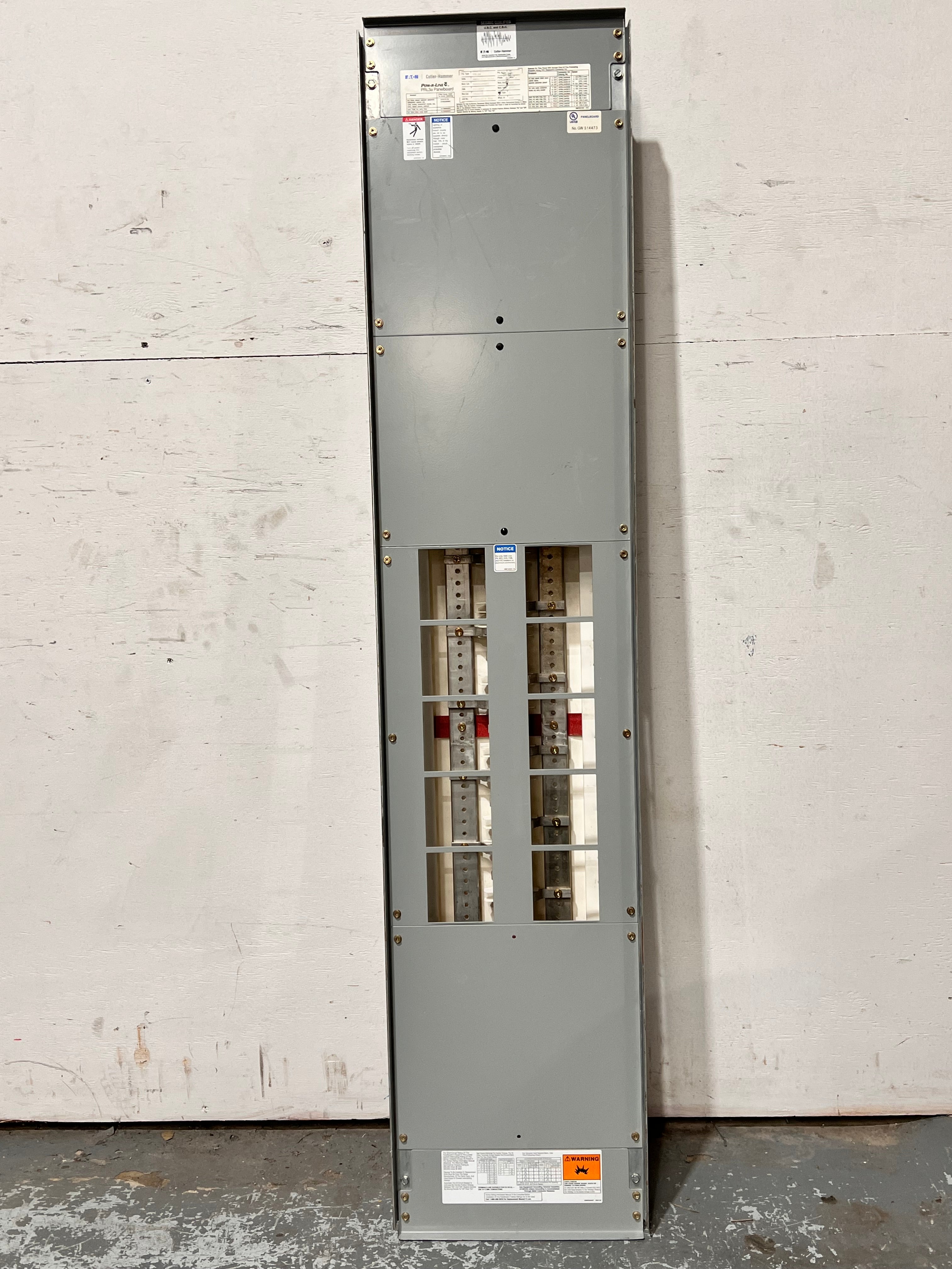 Color Code 277v Panel Eaton PRL3A 400a 480/277v 3 Phase 4 Wire 10 Space Panelboard and Deadf