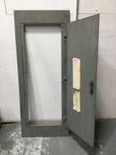 Square D QOC42L 400 Amp 42 Space Type 1 Panel Door 50" x 20 1/4" w/ Broken Latch