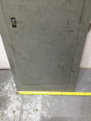 Square D QOC42L 400 Amp 42 Space Type 1 Panel Door 50" x 20 1/4" w/ Broken Latch