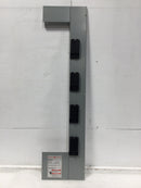 GE TMP8412R 800 Amp 120/240V 4 Meter Cover 48" x 12"