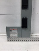 GE TMP8412R 800 Amp 120/240V 4 Meter Cover 48" x 12"
