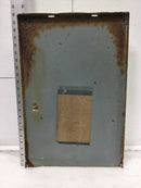 ITE Panelboard Cover Only 22" x 14 1/2" - Flawed