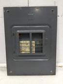 Square D QOC-12 12 Space 120/240V Panel Door 15 1/2" X 11 1/2"
