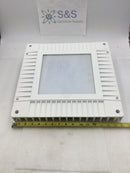 Hubbell  Hubbell CLED-LW-7-UNV-S-5-WH low-profile LED canopy light for outdoor use.