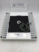 Hubbell  Hubbell CLED-LW-7-UNV-S-5-WH low-profile LED canopy light for outdoor use.