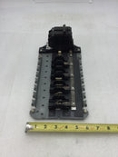 GE General Electric TM1410 8 Space Load Center Guts Only w/TQAL21100 100 Amp Main Breaker 6" X 12"