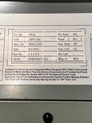 Cutler Hammer Panel Board PRL3A 600 Amp Cover/ Dead Front Only 14"x 64.5"