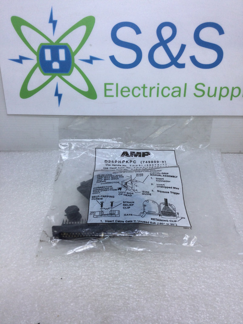 AMP D25PHPKPC/749809-9 Unshielded HDE Connector Kit