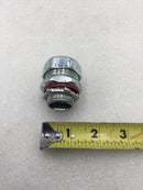 Steel City LT-102 3/4" Connector for Liquid Tight Flexible Type B Conduit (Box of 10)