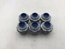 Lot of 6 Thomas & Betts H050-TB 1/2" Zinc Die Cast Conduit Hub