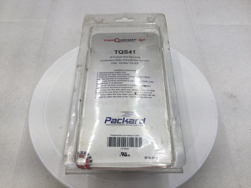 Packard TorQStart AP TQS41 115V 1/4 & 1/3 HP All Purpose Hard Start Pack