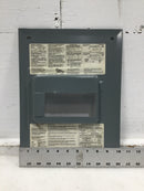 Square D HOM612L100F 6 Space Dead Front Only 13 3/4" X 10 1/4"