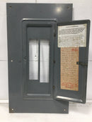 Square D 30 Space Panel Door Only 27 1/4" x 15 1/2"