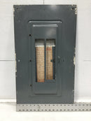 Square D 30 Space Panel Door Only 27 1/4" x 15 1/2"
