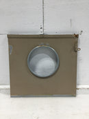 GE TSMF415CSFL 150 Amp Meter Cover 13 1/4" x 14 1/2" - Missing 1 Latch