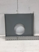 GE TSMF415CSFL 150 Amp Meter Cover 13 1/4" x 14 1/2" - Missing 1 Latch