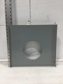 GE TSMF415CSFL 150 Amp Meter Cover 13 1/4" x 14 1/2" - Missing 1 Latch
