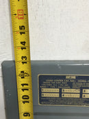 Square D Homeline HOM6-12L100S Dead Front Only 6 Space 100 Amp 120/240V 12 7/8" x 9 1/8"