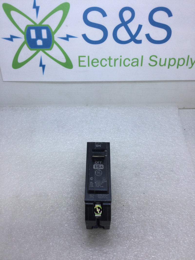 GE/General Electric TQB/THQB1115 15 Amp 1 Pole 120/240V Circuit Breaker