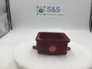 Cerberus Pyrotronics FWB-2 Red Weatherproof Surface Mount Back Box