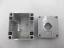GE P9EPB01 22mm Push Button Station Plastic Enclosure for GE Pilot Devices