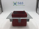 Orbit Industries FA-UMAB Fire Alarm 4" Square 3 1/2" Deep Adjustable Box in Red