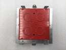 Orbit Industries FA-UMAB Fire Alarm 4" Square 3 1/2" Deep Adjustable Box in Red