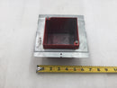 Orbit Industries FA-UMAB Fire Alarm 4" Square 3 1/2" Deep Adjustable Box in Red