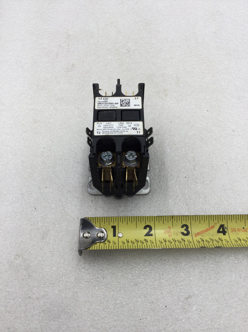 Homer XMC0-252-EBBC-059 25 Amp 2 Pole 240-600 VAC with 24 VAC Coil