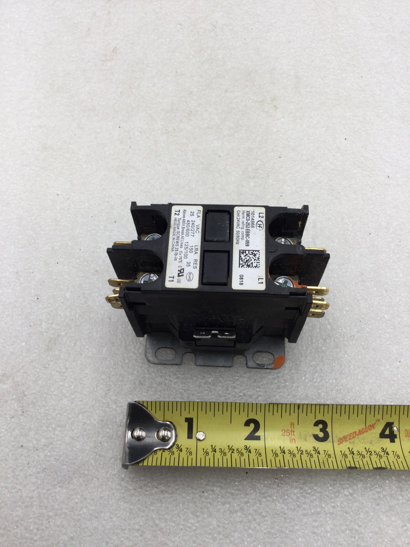 Homer XMC0-252-EBBC-059 25 Amp 2 Pole 240-600 VAC with 24 VAC Coil