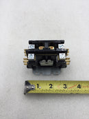 Packard C130B 30 Amp 2 Pole 240-600 VAC Contactor with 120 VAC Coil