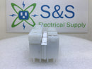 Eaton Bussman NC3-WH 175 Amp 3 Pole 600V C-Rail Feedthrough Terminal Block