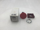 Springer Controls N5XEM4RN Mushroom Head Momentary Push Button in Red