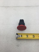 Springer Controls N5XEM4RN Mushroom Head Momentary Push Button in Red