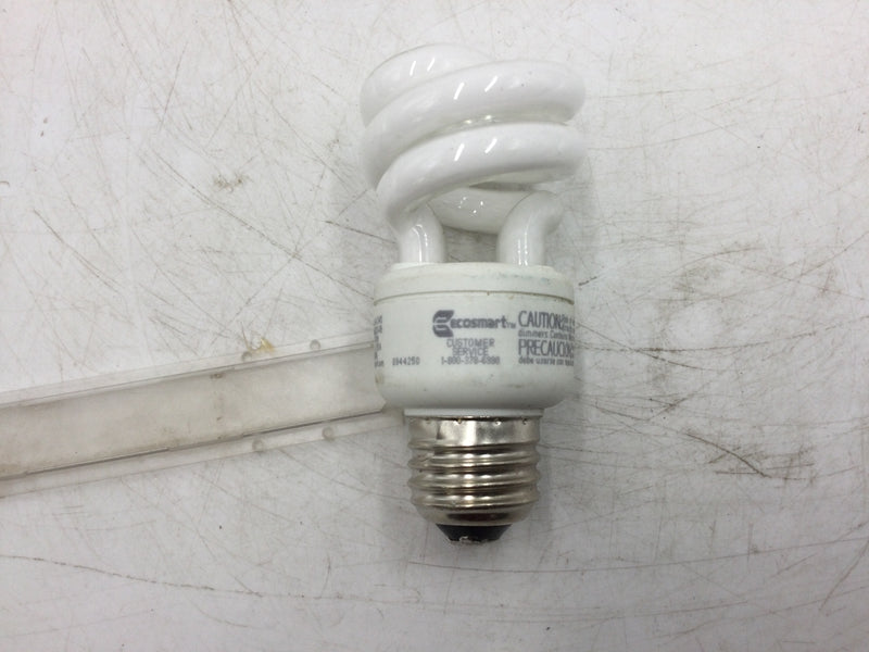 Ecosmart EDO-08 9Watt 120V Warm White CFL Bulb