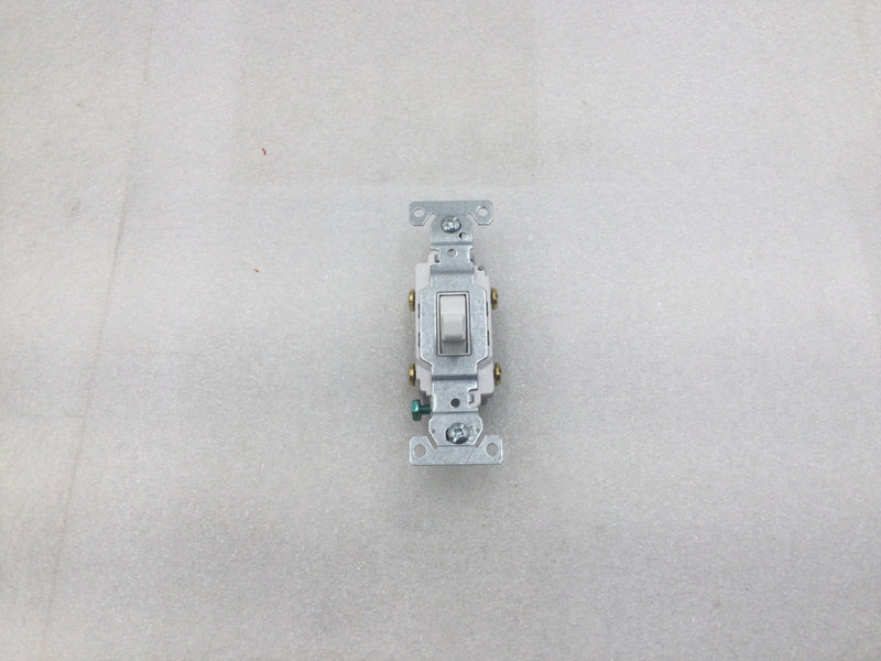 Eaton CS220W 20 Amp 2 Pole 120/277V Toggle Switch - White