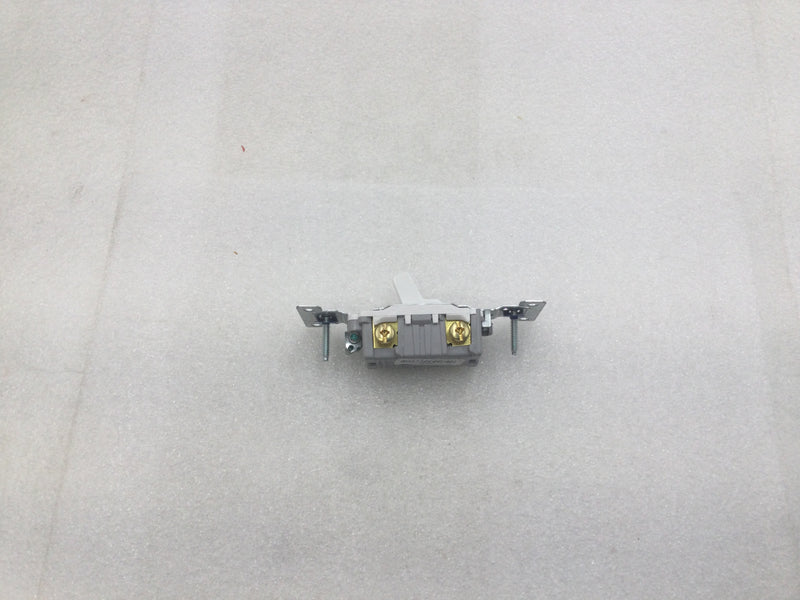 Eaton CS220W 20 Amp 2 Pole 120/277V Toggle Switch - White