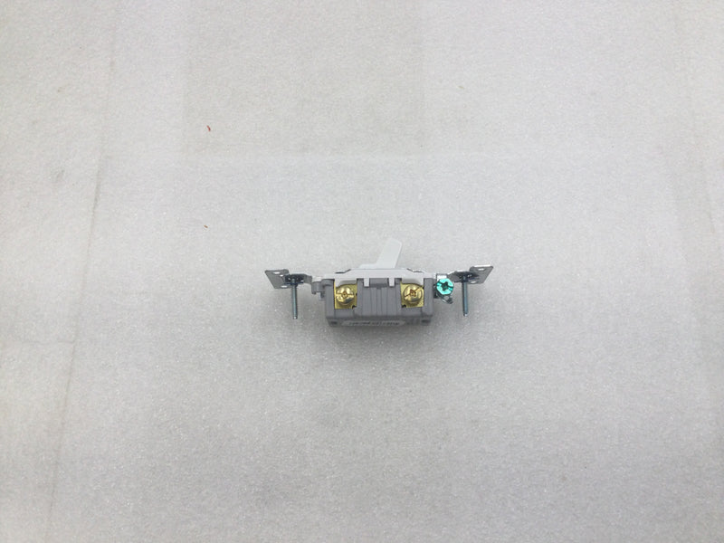 Eaton CS220W 20 Amp 2 Pole 120/277V Toggle Switch - White