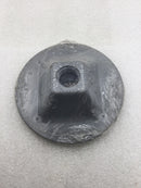 Hubbell/TayMac PLV330G Grey 3 Hole Round Plastic Weatherproof Lamp Holder Base