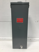 Square D Q2150MRBE 150 Amp 2 Pole 240V Disconnect Enclosure 23 1/4" x 8"