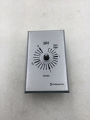 Intermatic FF2H 2 Hour Spring Wound Timer SPST 20 Amp 125-277VAC in Silver