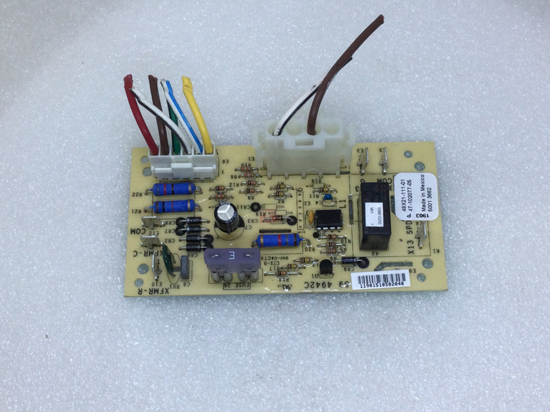 Emerson 48X21-111-01 Blower/Fan Control Circuit Board